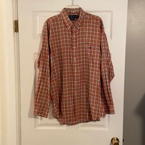Ralph Lauren 100% cotton plaid shirt